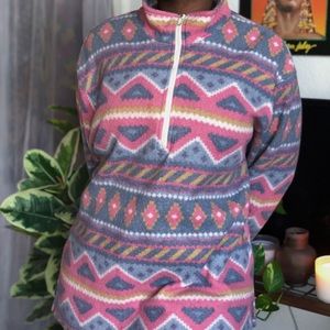 Retro lab on polyester light jacket